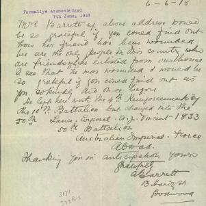 Soldier packet page