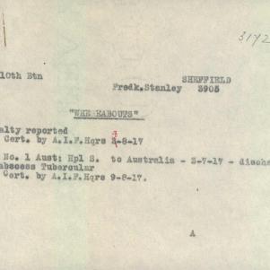 Soldier packet page