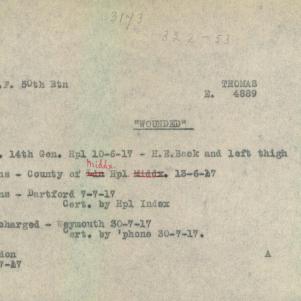Soldier packet page