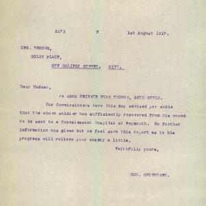 Soldier packet page
