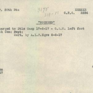 Soldier packet page