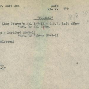 Soldier packet page