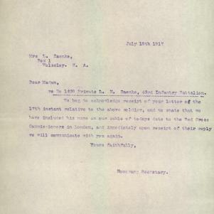 Soldier packet page