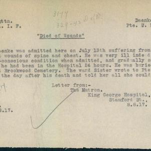Soldier packet page