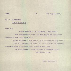 Soldier packet page