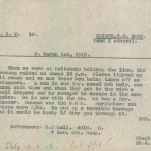 Soldier packet page