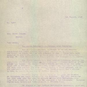 Soldier packet page