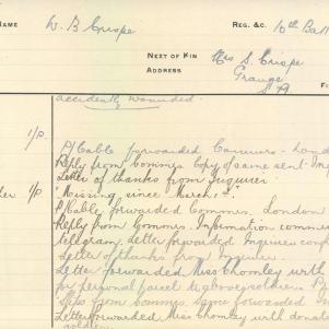 Soldier packet page