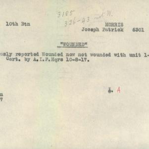 Soldier packet page