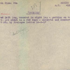 Soldier packet page