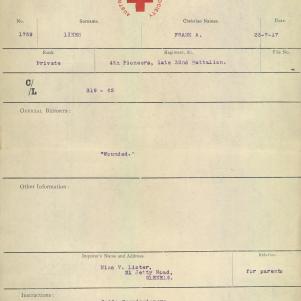 Soldier packet page