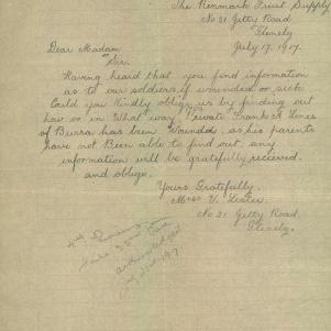 Soldier packet page