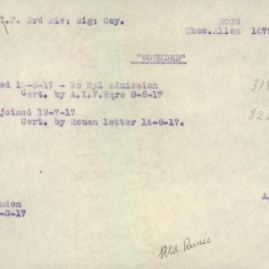 Soldier packet page