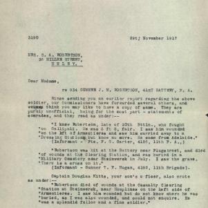 Soldier packet page