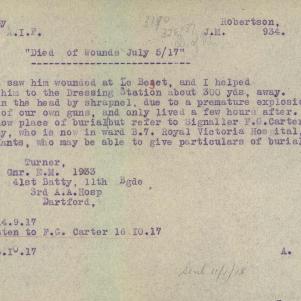 Soldier packet page