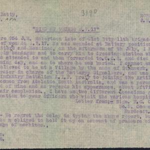 Soldier packet page