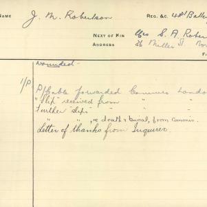 Soldier packet page