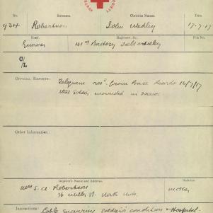 Soldier packet page