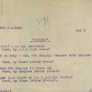 Soldier packet page
