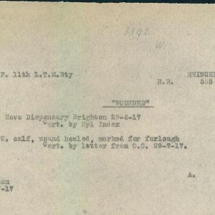 Soldier packet page