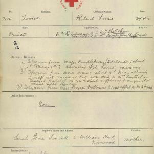 Soldier packet page