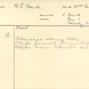 Soldier packet page