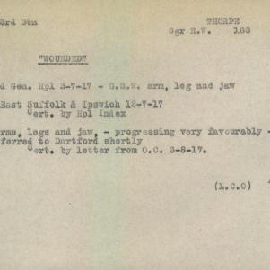 Soldier packet page
