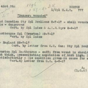 Soldier packet page