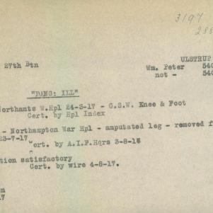 Soldier packet page