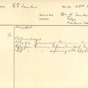Soldier packet page