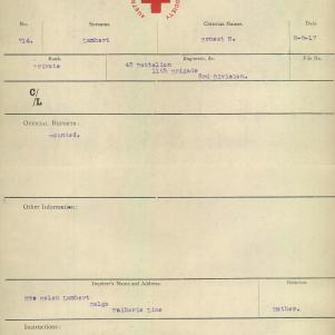 Soldier packet page