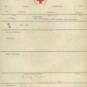 Soldier packet page