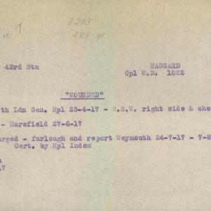 Soldier packet page