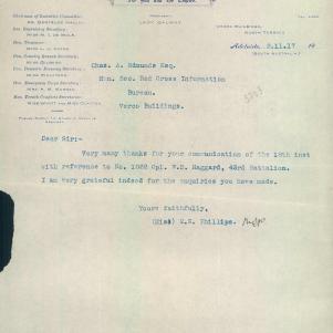 Soldier packet page