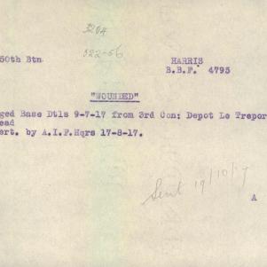 Soldier packet page