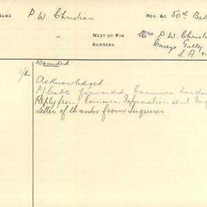 Soldier packet page