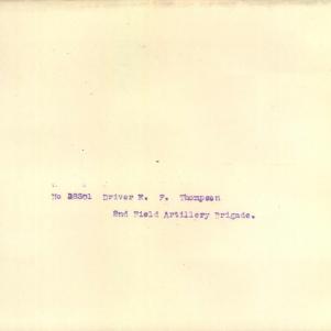 Soldier packet page