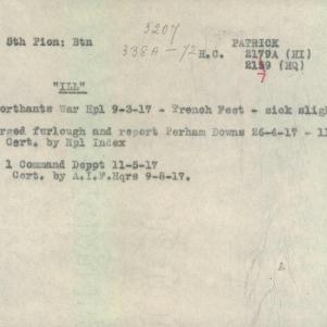 Soldier packet page