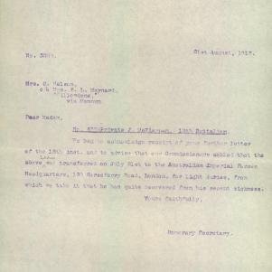 Soldier packet page