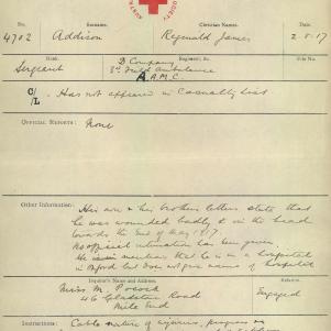 Soldier packet page