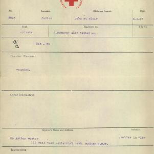 Soldier packet page
