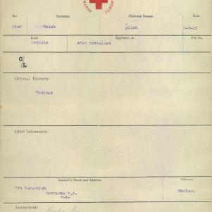 Soldier packet page