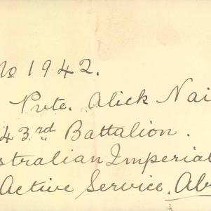 Soldier packet page