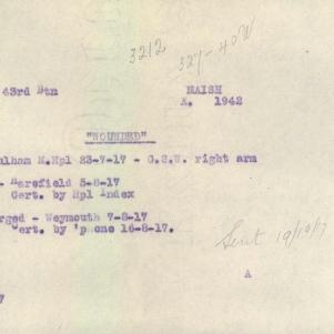 Soldier packet page