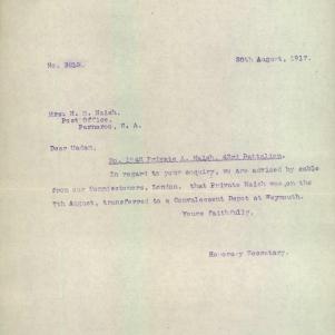 Soldier packet page