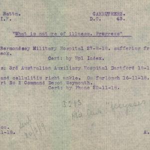 Soldier packet page