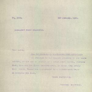 Soldier packet page