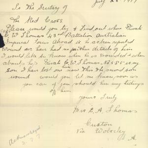 Soldier packet page