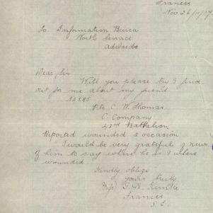 Soldier packet page