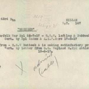 Soldier packet page